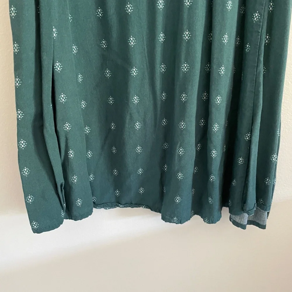 Old Navy Teal Printed Mini Dress - Picture 2 of 6